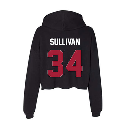 Oklahoma - NCAA Women's Soccer : Callie Sullivan - Women's Crop Fleece Hoodie-1