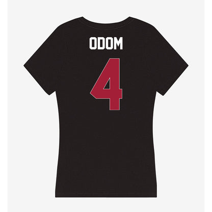Oklahoma - NCAA Football : Daniel Odom - Women's V-Neck T-Shirt-1