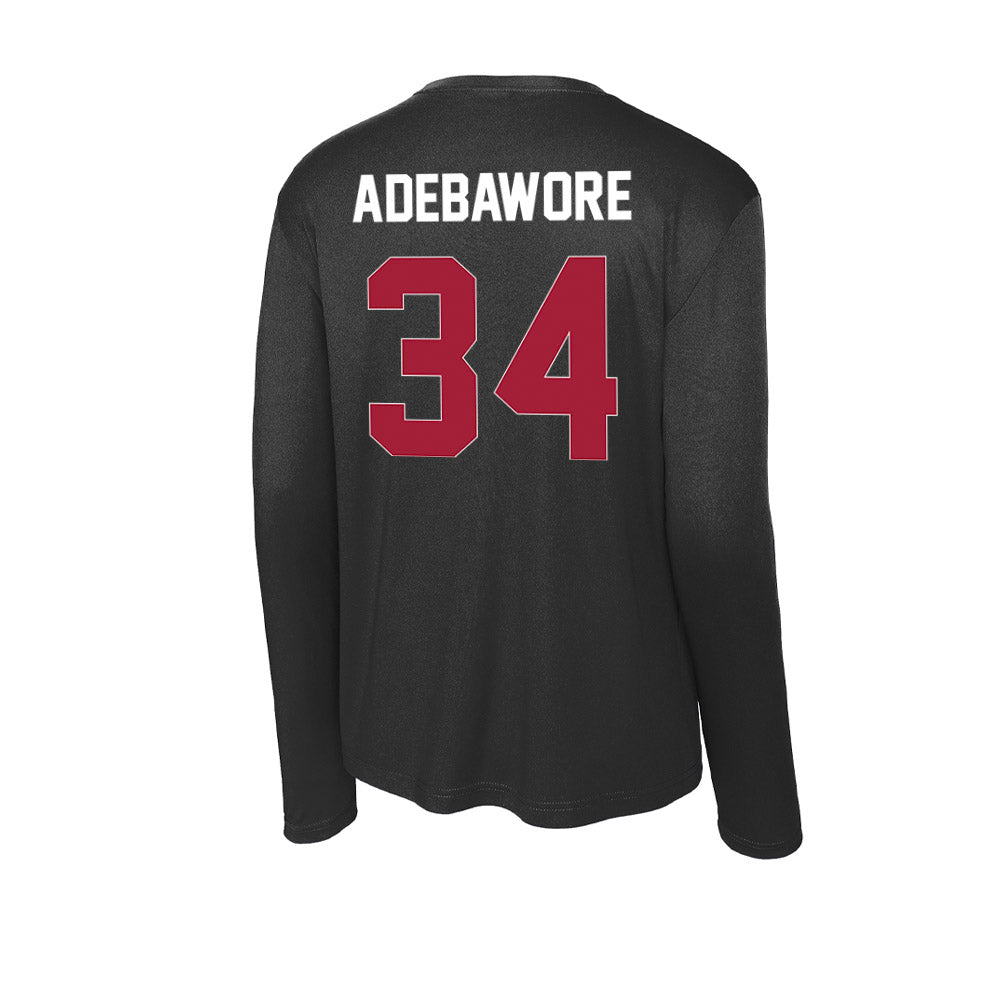 Oklahoma - NCAA Football : Adepoju Adebawore - Activewear Long Sleeve T-Shirt-1
