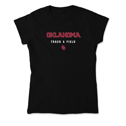 Oklahoma - NCAA Men's Track & Field : Julian McCullough - Soft Style Women’s T-Shirt-0