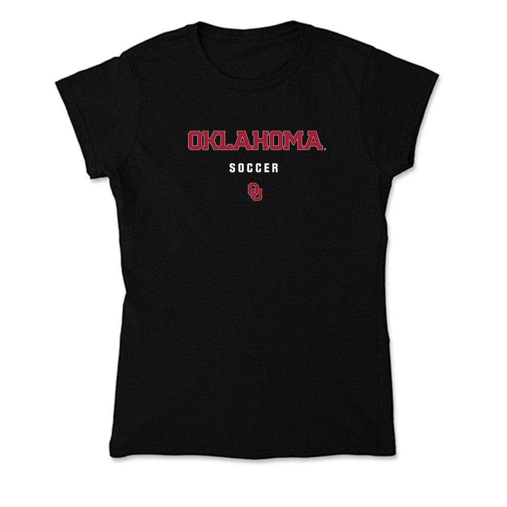 Oklahoma - NCAA Women's Soccer : Fernanda Dantas - Soft Style Women’s T-Shirt-0