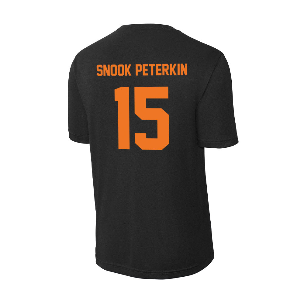 Virginia Tech - NCAA Football : Shamarius "Snook" Peterkin - Activewear T-Shirt-1