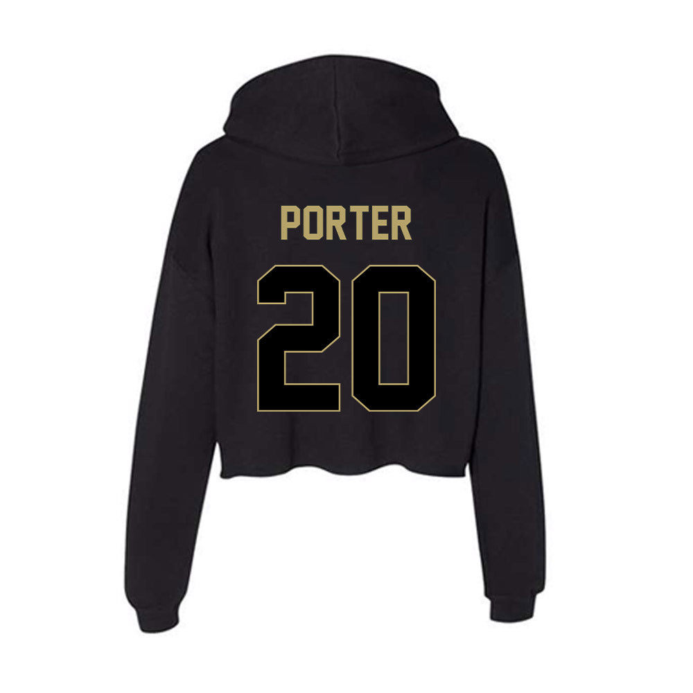 Central Florida - NCAA Women's Volleyball : Mikayla Porter - Women's Crop Fleece Hoodie-1