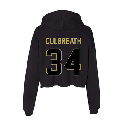 Central Florida - NCAA Football : Jahleel Culbreath - Women's Crop Fleece Hoodie-1