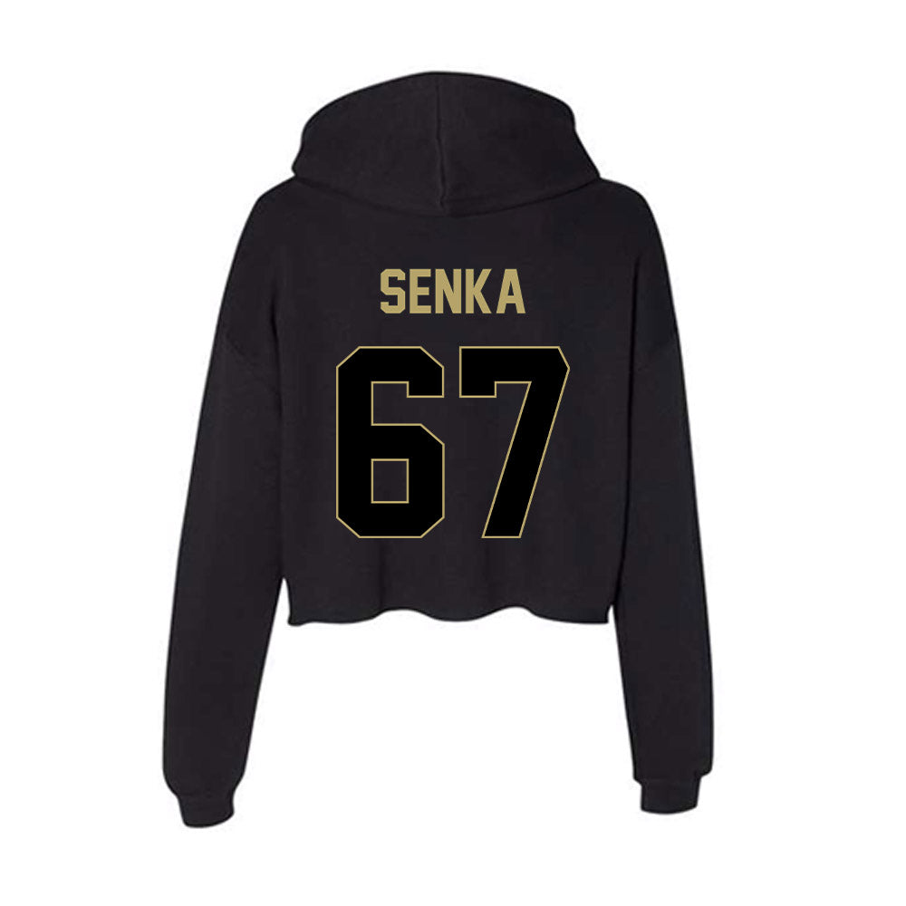 Central Florida - NCAA Football : Noah Senka - Women's Crop Fleece Hoodie-1