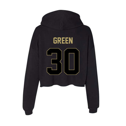Central Florida - NCAA Women's Soccer : Virginia Green - Women's Crop Fleece Hoodie-1