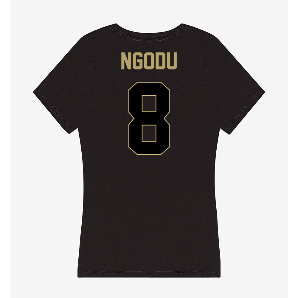 Central Florida - NCAA Women's Basketball : Khyala Ngodu - Women's V-Neck T-Shirt-1