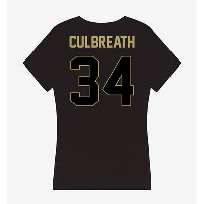 Central Florida - NCAA Football : Jahleel Culbreath - Women's V-Neck T-Shirt-1