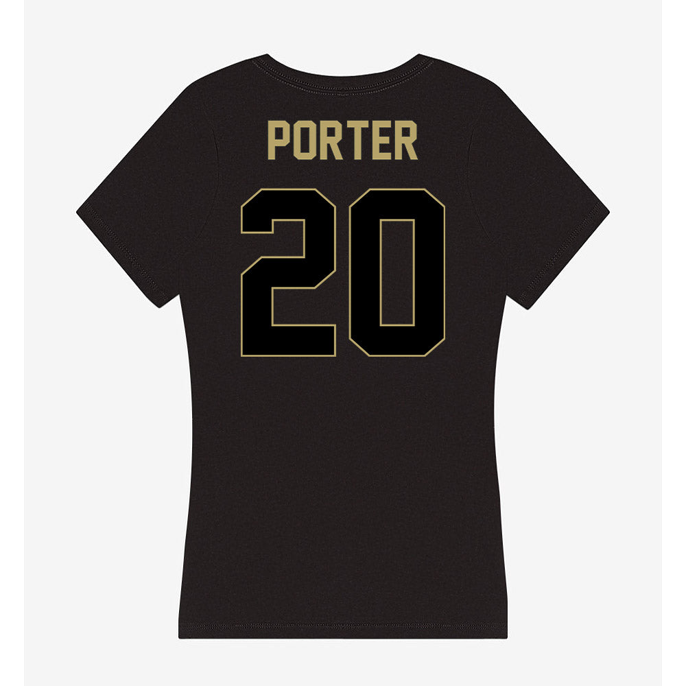 Central Florida - NCAA Women's Volleyball : Mikayla Porter - Women's V-Neck T-Shirt-1