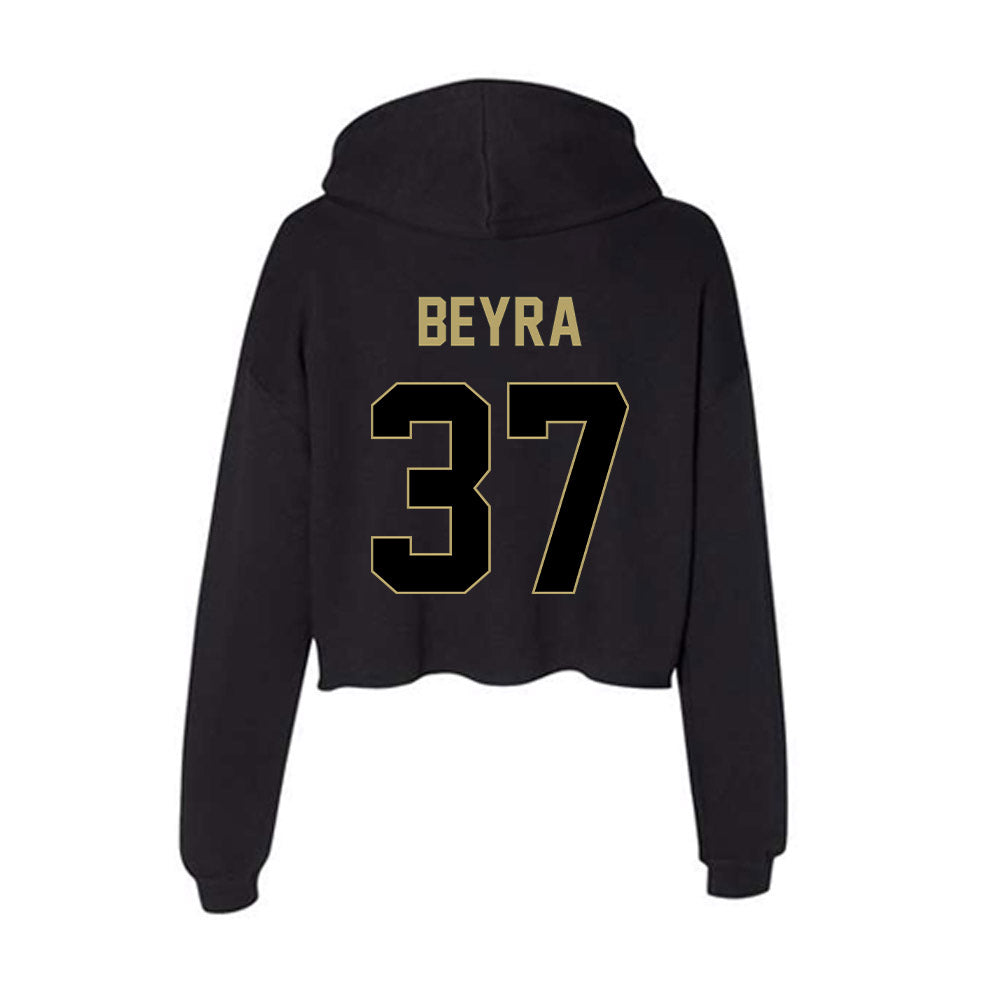 Central Florida - NCAA Baseball : Zach Beyra - Women's Crop Fleece Hoodie-1