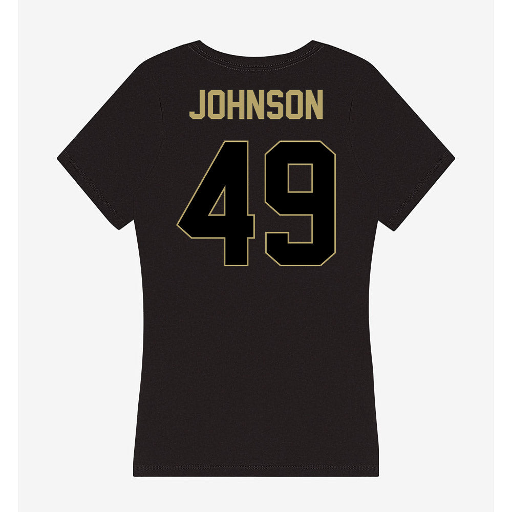 Central Florida - NCAA Football : DJ Johnson - Women's V-Neck T-Shirt-1
