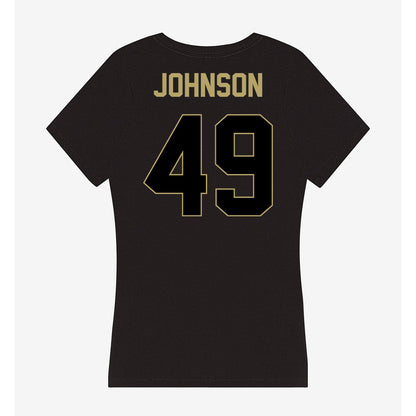 Central Florida - NCAA Football : DJ Johnson - Women's V-Neck T-Shirt-1