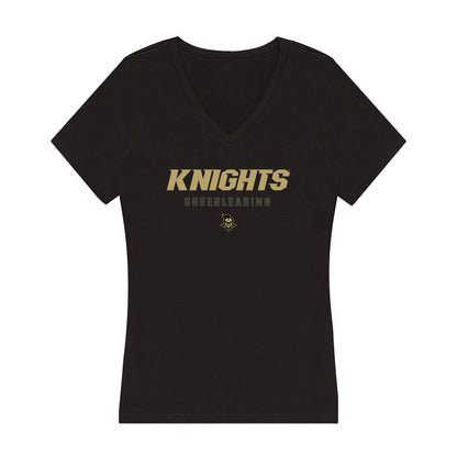 Central Florida - NCAA Cheerleading : Peyton Miles - Women's V-Neck T-Shirt-0