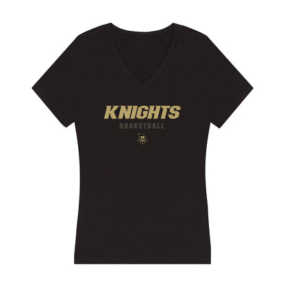 Central Florida - NCAA Women's Basketball : Khyala Ngodu - Women's V-Neck T-Shirt-0