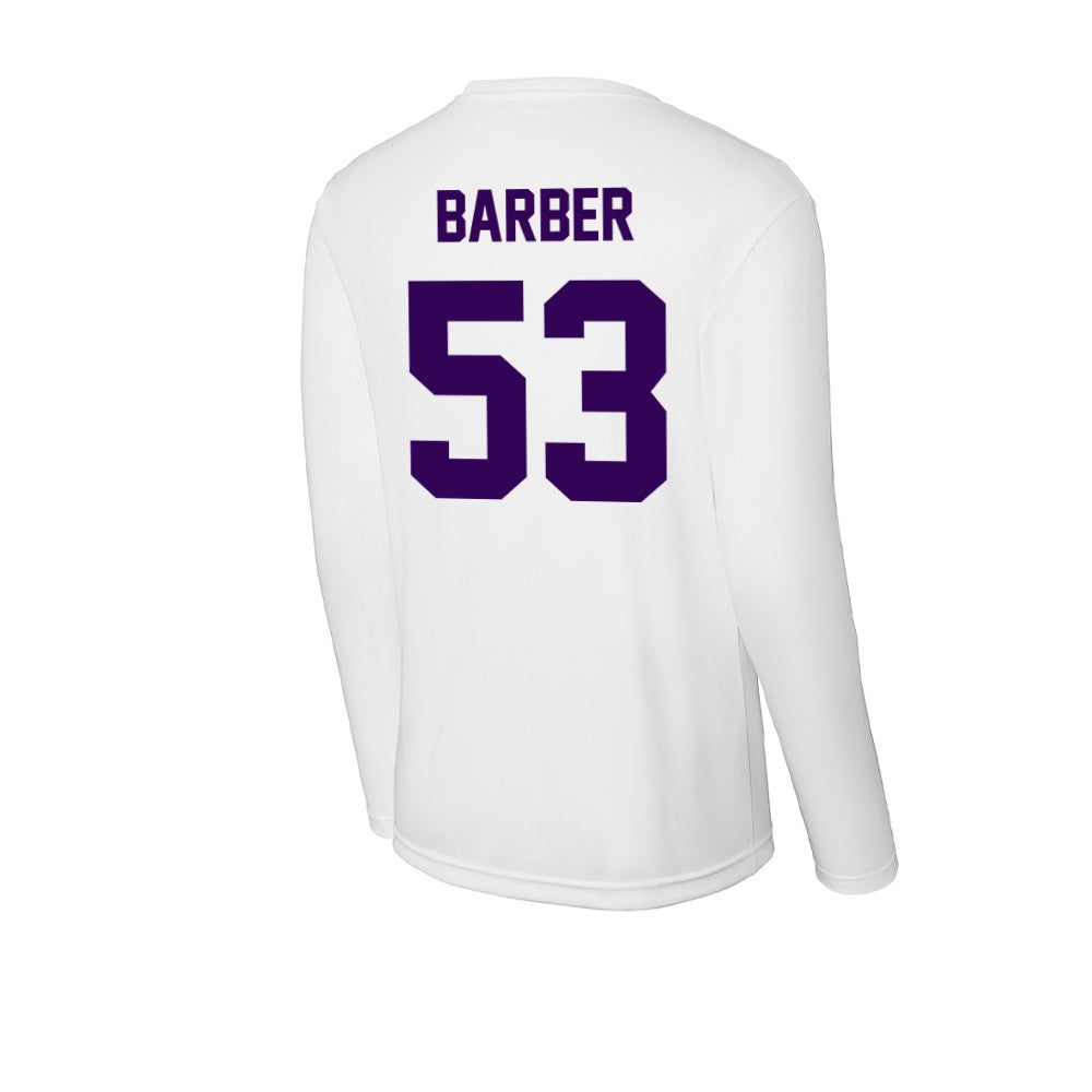 Kansas State - NCAA Football : Lamarcus Barber - Activewear Long Sleeve T-Shirt-1