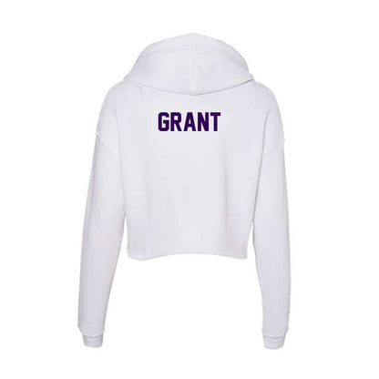Kansas State - NCAA Men's Track & Field : Heath Grant - Women's Crop Fleece Hoodie-1