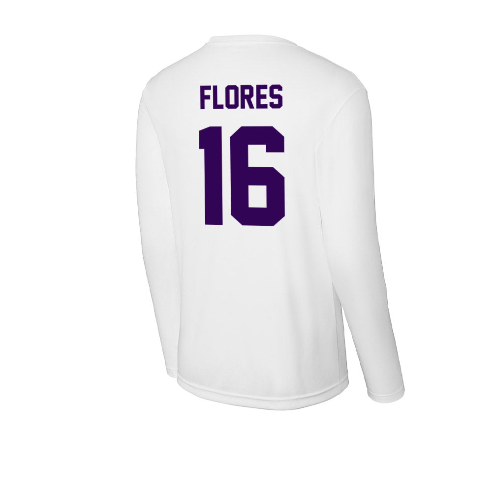 Kansas State - NCAA Baseball : Matthew Flores - Activewear Long Sleeve T-Shirt-1