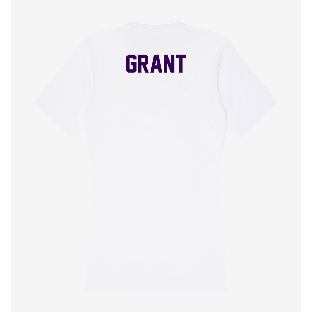 Kansas State - NCAA Men's Track & Field : Heath Grant - Women's V-Neck T-Shirt-1