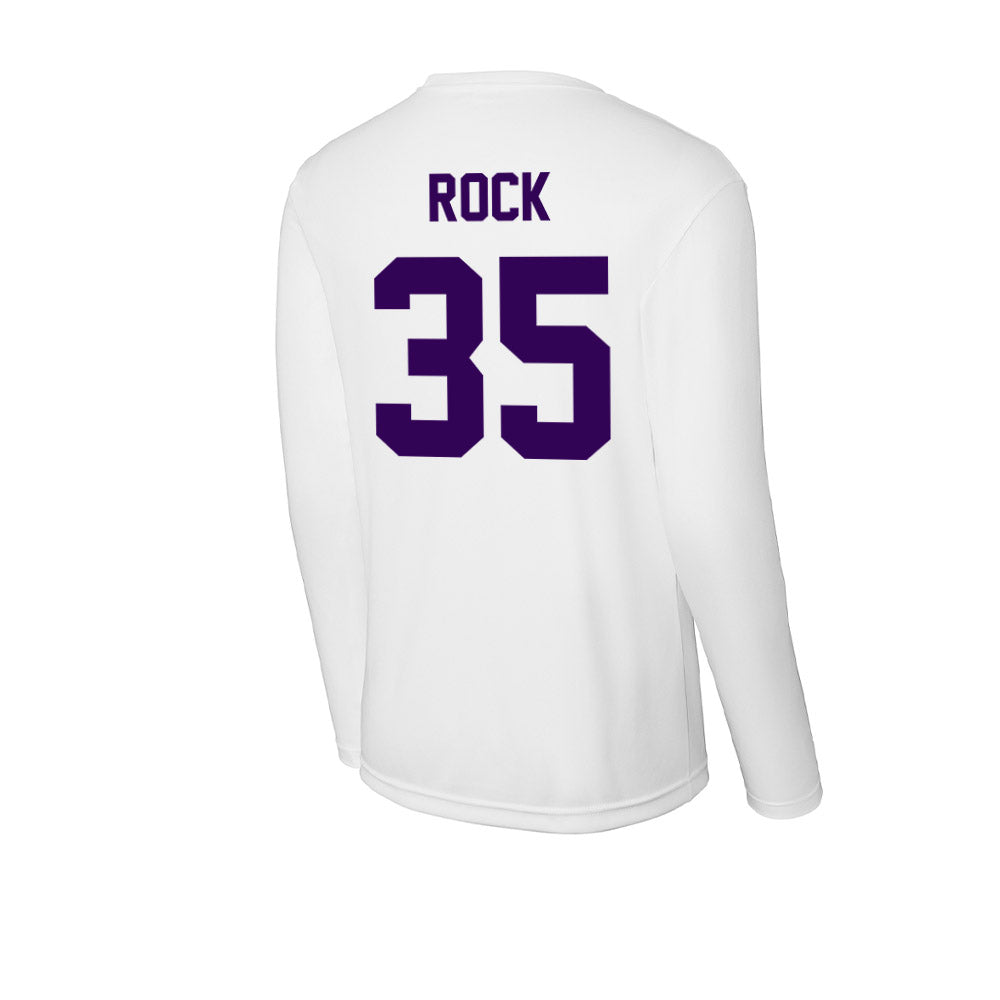 Kansas State - NCAA Men's Basketball : Jeffrey Rock - Activewear Long Sleeve T-Shirt-1