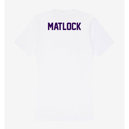 Kansas State - NCAA Men's Track & Field : Nen Matlock - Women's V-Neck T-Shirt-1