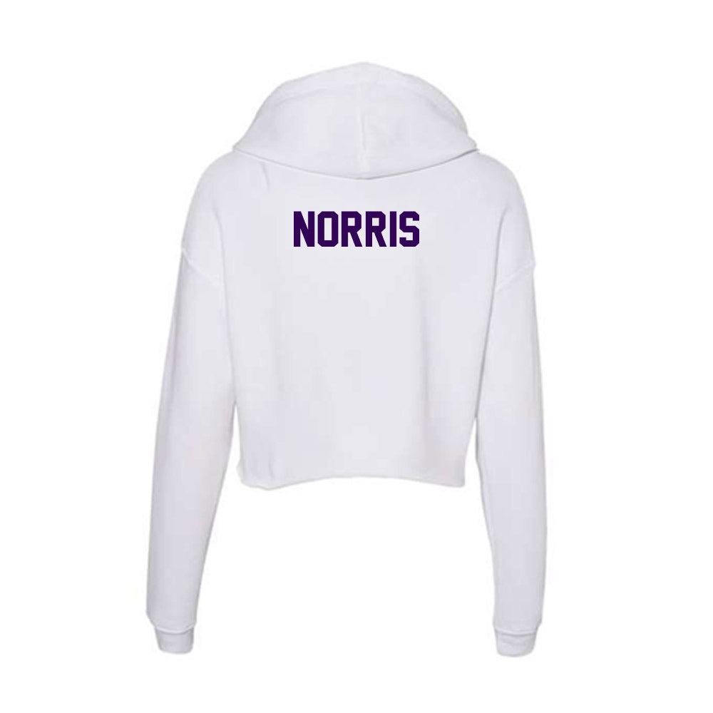 Kansas State - NCAA Men's Track & Field : Jacob Norris - Women's Crop Fleece Hoodie-1