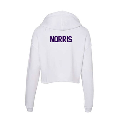 Kansas State - NCAA Men's Track & Field : Jacob Norris - Women's Crop Fleece Hoodie-1