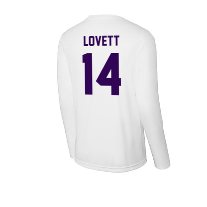 Kansas State - NCAA Football : Maxwell Lovett - Activewear Long Sleeve T-Shirt-1