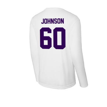 Kansas State - NCAA Football : Andrew Johnson - Activewear Long Sleeve T-Shirt-1