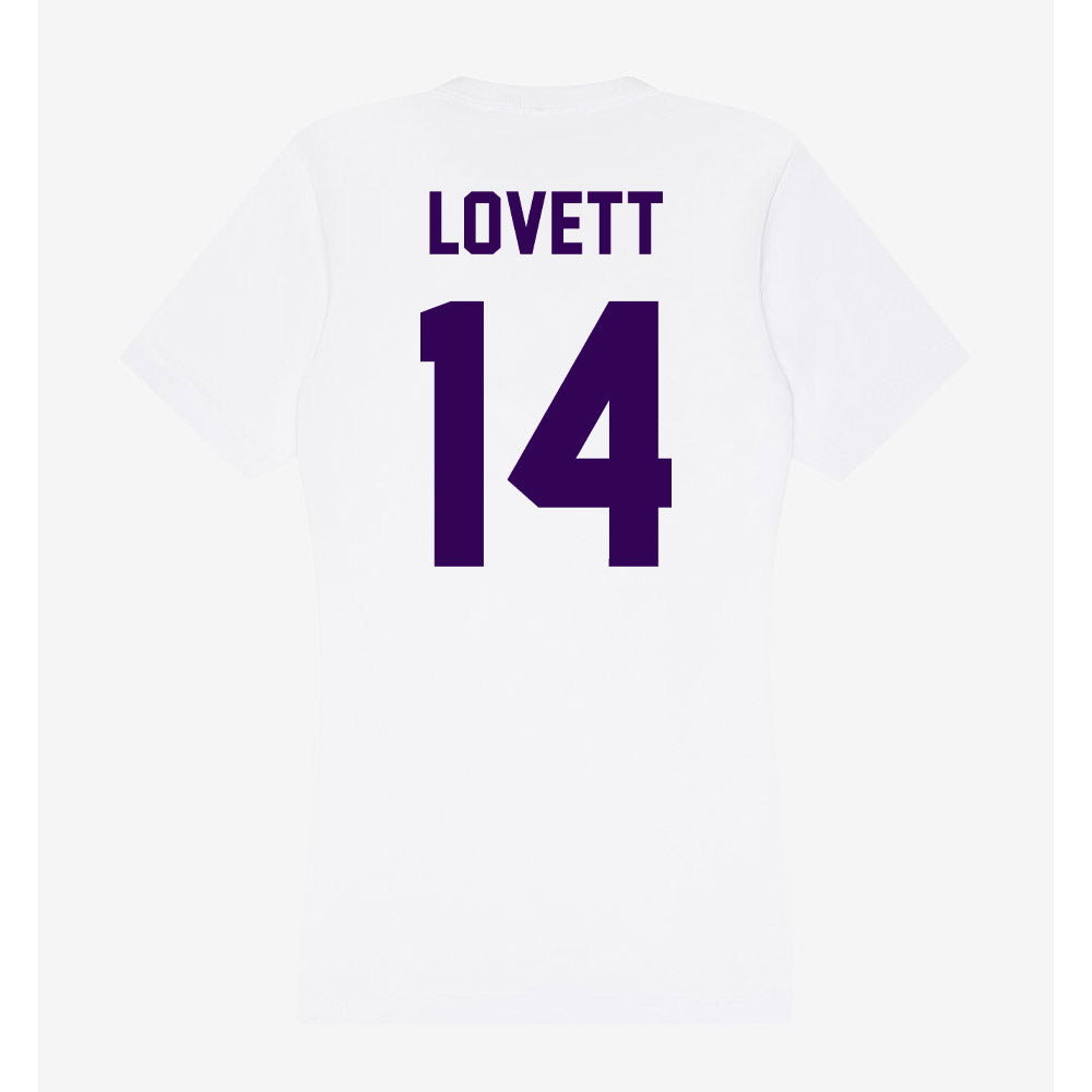 Kansas State - NCAA Football : Maxwell Lovett - Women's V-Neck T-Shirt-1