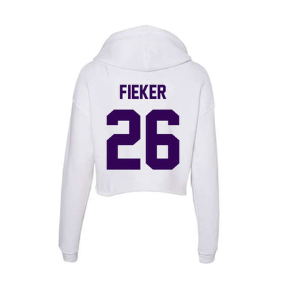 Kansas State - NCAA Women's Soccer : Landry Fieker - Women's Crop Fleece Hoodie-1