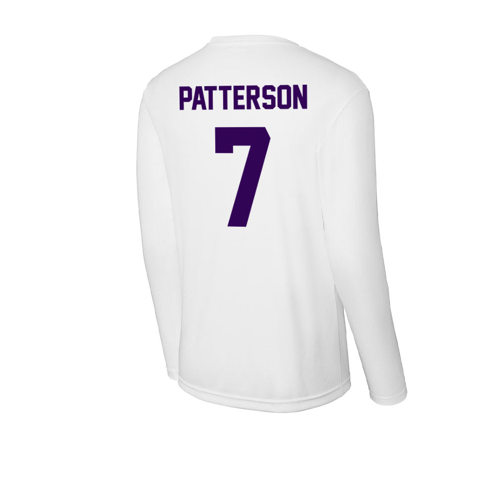 Kansas State - NCAA Football : Kaleb Patterson - Activewear Long Sleeve T-Shirt-1