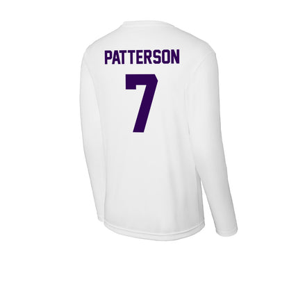 Kansas State - NCAA Football : Kaleb Patterson - Activewear Long Sleeve T-Shirt-1