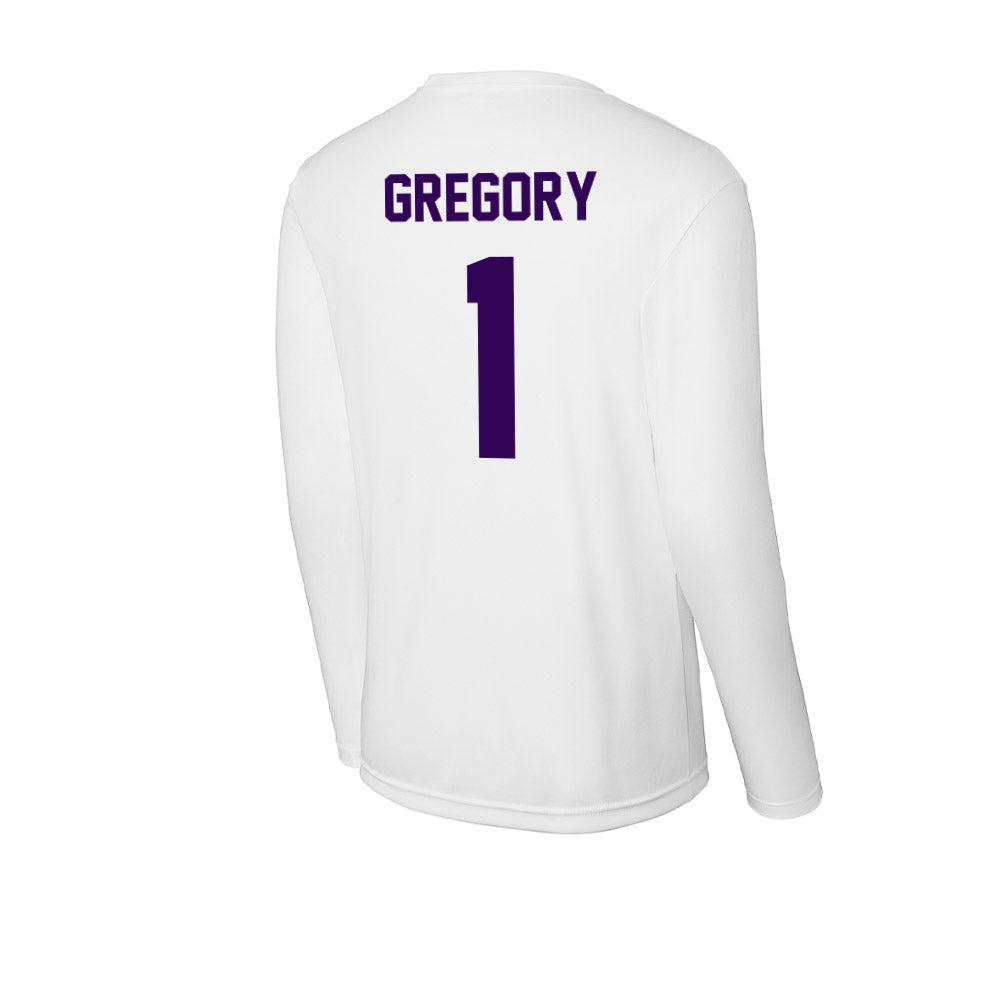 Kansas State - NCAA Football : Wendell Gregory - Activewear Long Sleeve T-Shirt-1