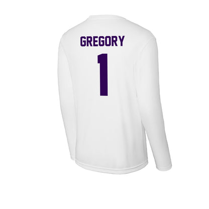 Kansas State - NCAA Football : Wendell Gregory - Activewear Long Sleeve T-Shirt-1