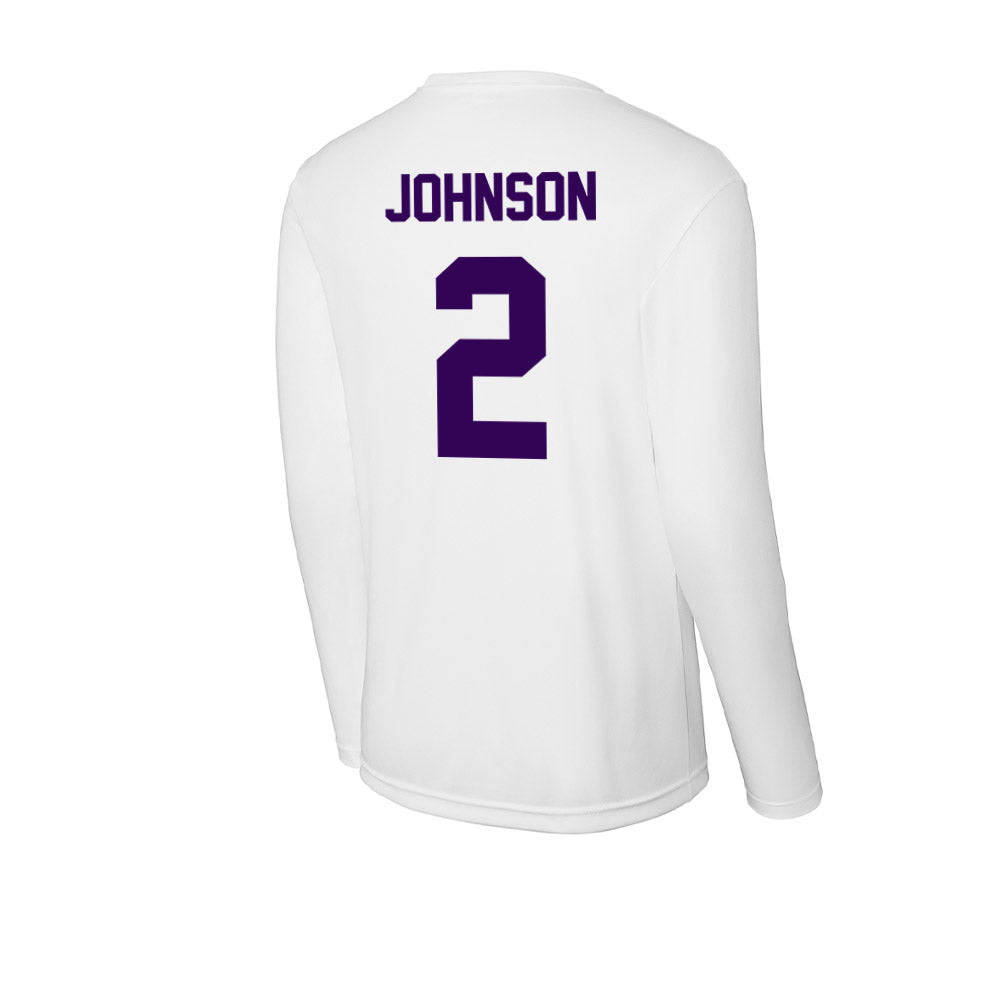 Kansas State - NCAA Football : Avery Johnson - Activewear Long Sleeve T-Shirt-1