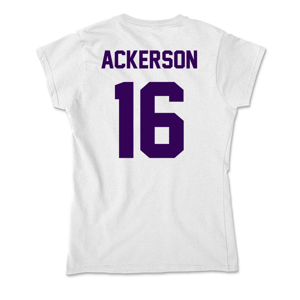 Kansas State - NCAA Football : Dj Ackerson - Soft Style Women’s T-Shirt-1