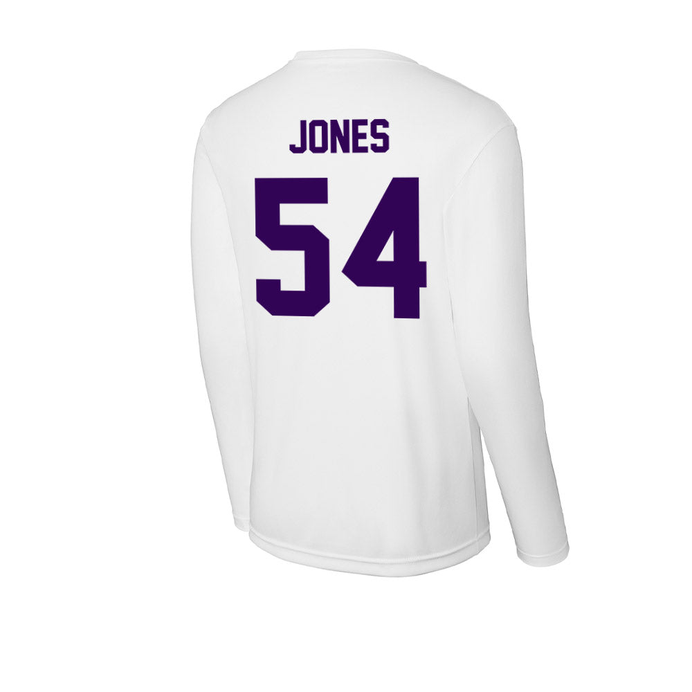 Kansas State - NCAA Football : Keiton Jones - Activewear Long Sleeve T-Shirt-1