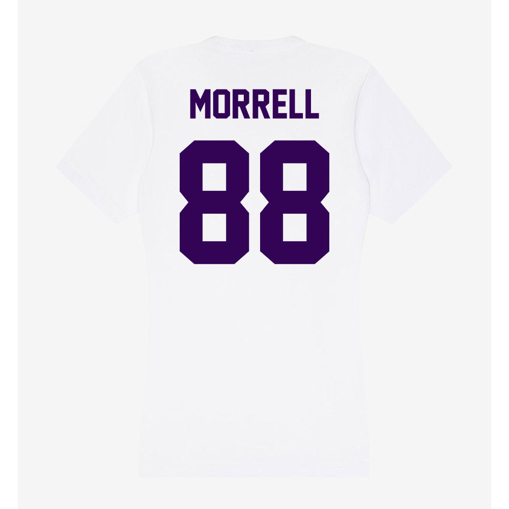 Kansas State - NCAA Football : Arley Morrell - Women's V-Neck T-Shirt-1