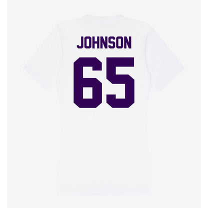 Kansas State - NCAA Football : Tyler Johnson - Women's V-Neck T-Shirt-1