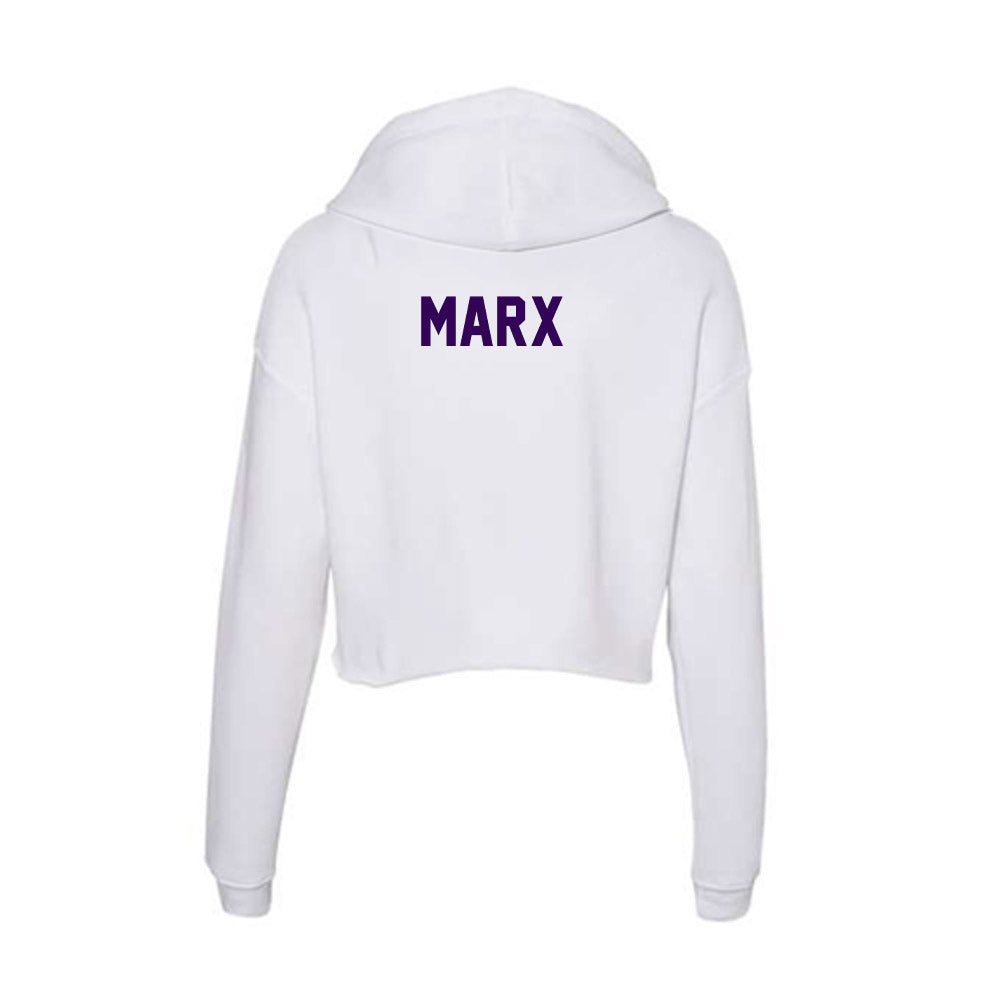 Kansas State - NCAA Men's Track & Field : Riley Marx - Women's Crop Fleece Hoodie-1