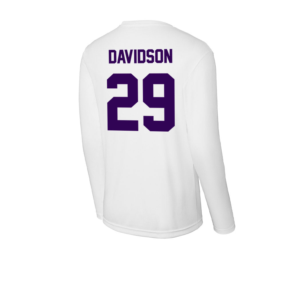 Kansas State - NCAA Football : Dylan Davidson - Activewear Long Sleeve T-Shirt-1