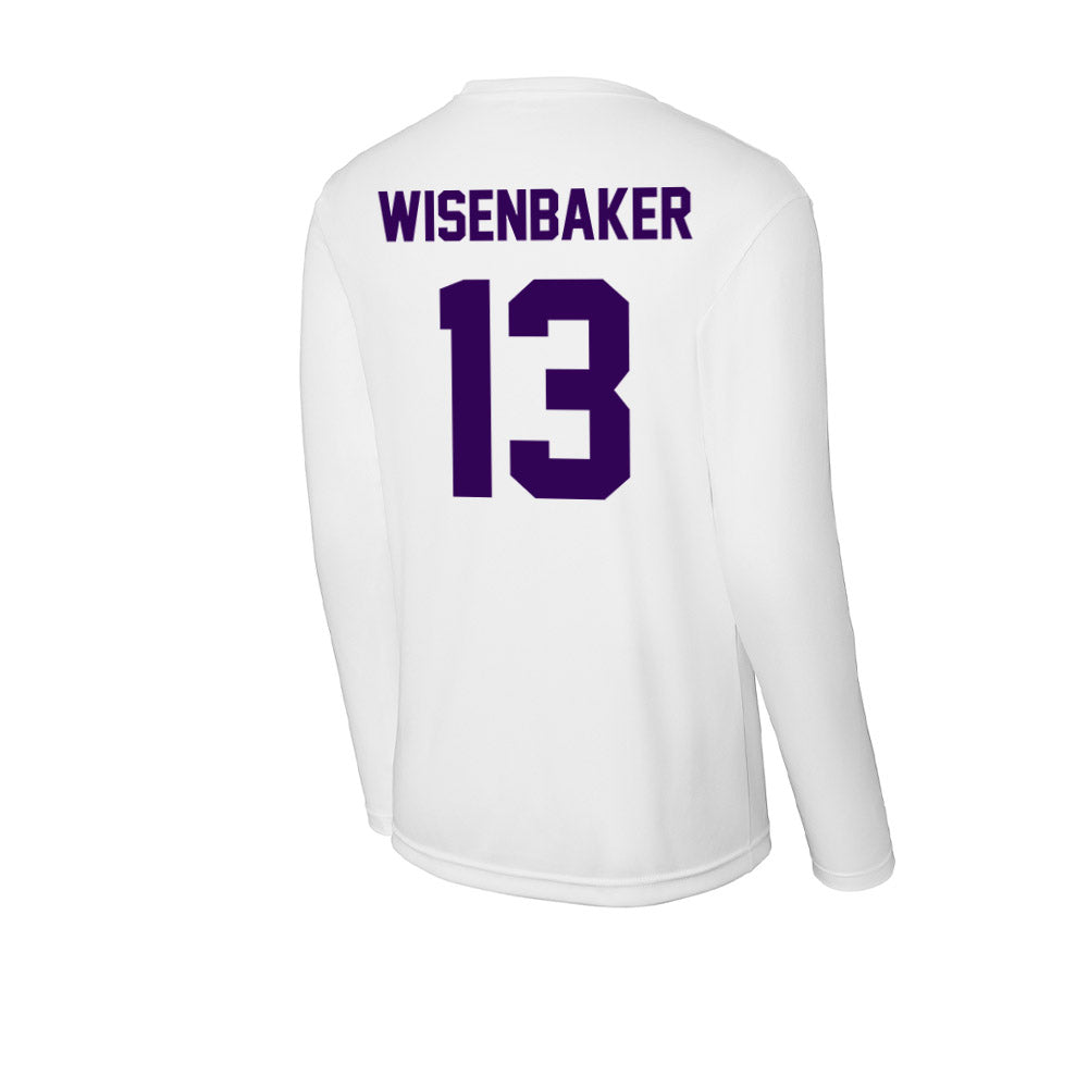Kansas State - NCAA Baseball : Cole Wisenbaker - Activewear Long Sleeve T-Shirt-1