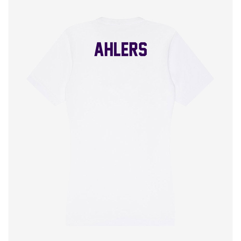 Kansas State - NCAA Women's Rowing : Regan Ahlers - Women's V-Neck T-Shirt-1