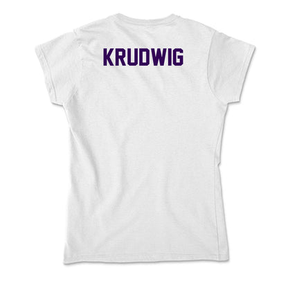 Kansas State - NCAA Men's Track & Field : Vance Krudwig - Soft Style Women’s T-Shirt-1