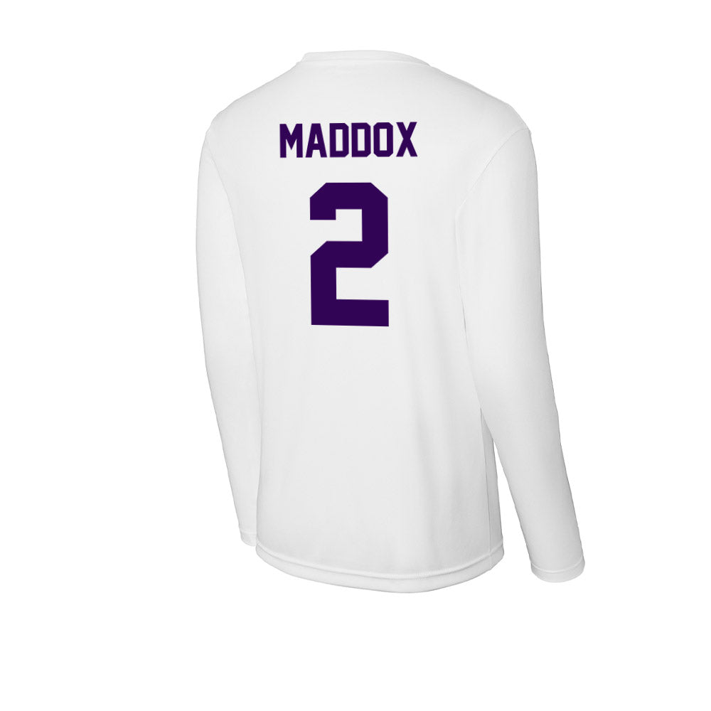 Kansas State - NCAA Football : Adrian Maddox - Activewear Long Sleeve T-Shirt-1