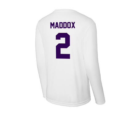 Kansas State - NCAA Football : Adrian Maddox - Activewear Long Sleeve T-Shirt-1