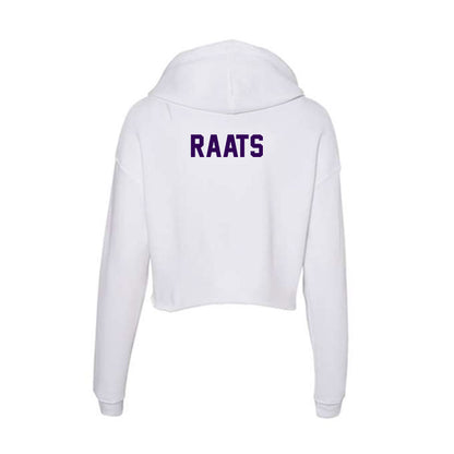 Kansas State - NCAA Men's Track & Field : Brian Raats - Women's Crop Fleece Hoodie-1