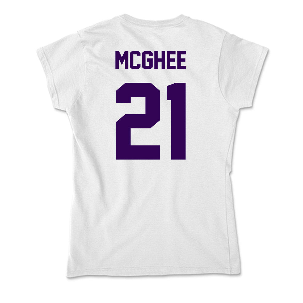 Kansas State - NCAA Football : LJ McGhee - Soft Style Women’s T-Shirt-1