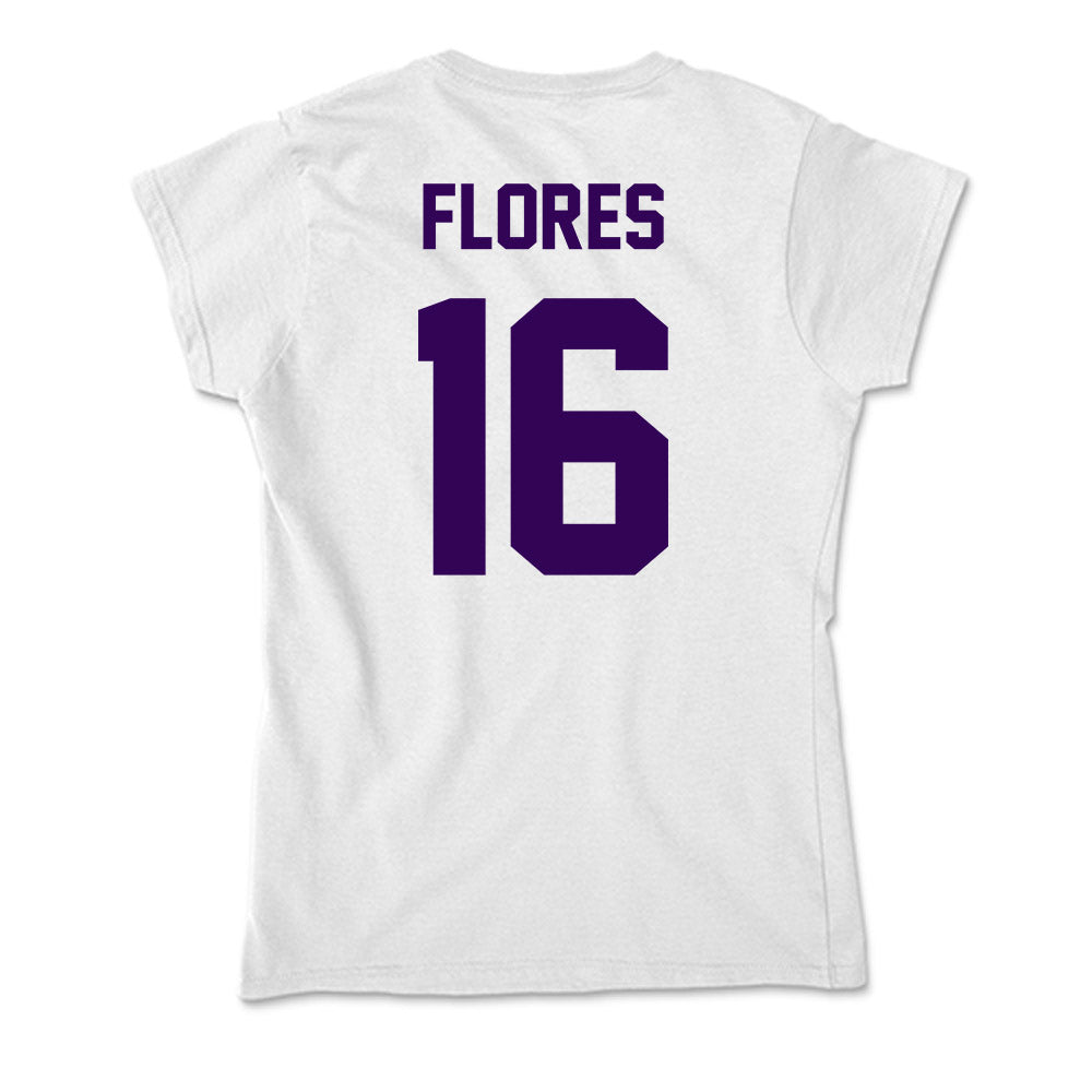 Kansas State - NCAA Baseball : Matthew Flores - Soft Style Women’s T-Shirt-1