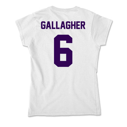 Kansas State - NCAA Baseball : Grant Gallagher - Soft Style Women’s T-Shirt-1